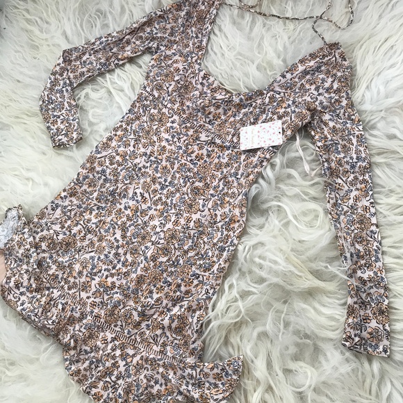 Free People Boheme Long Sleeve Mini Dress - Picture 3 of 9